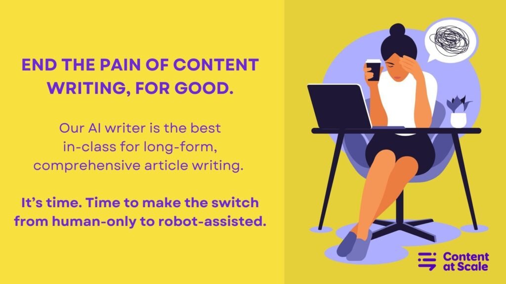Koala AI vs Content at Scale content at scale end the pain of content writing for good